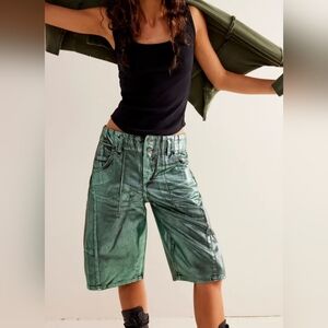 Free People We The Free Extreme Measures Metallic Barrel Cargo Kryptonite